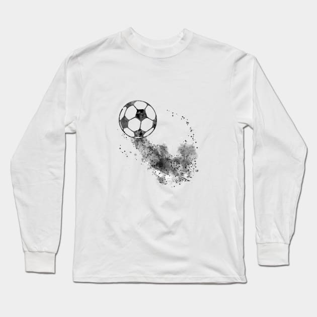 Soccer ball Long Sleeve T-Shirt by RosaliArt